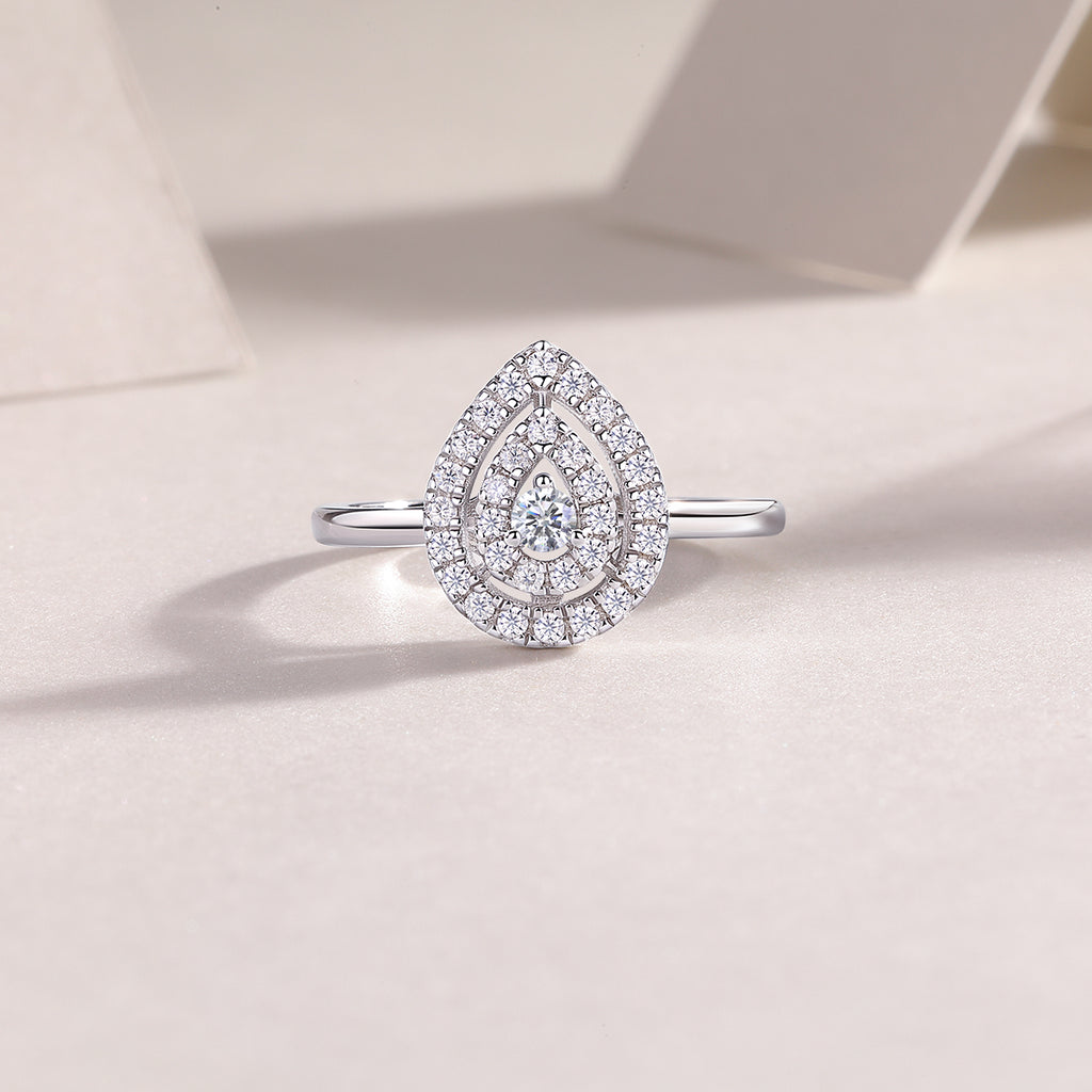 Round cut Moissanite stone