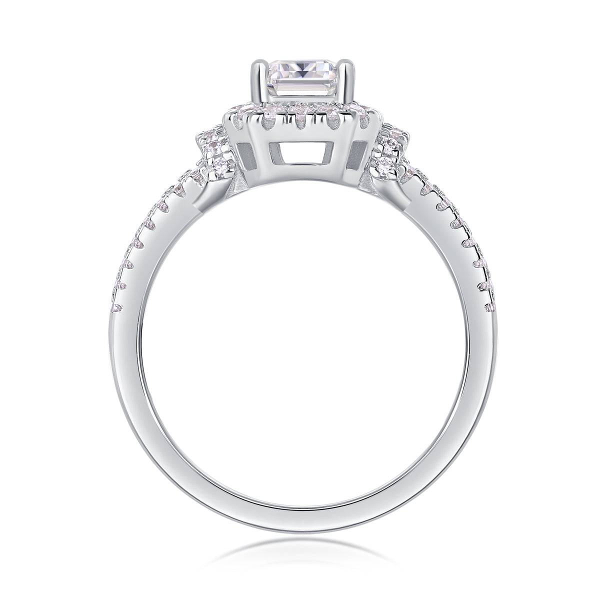 Emerald Cut | Moissanite Ring