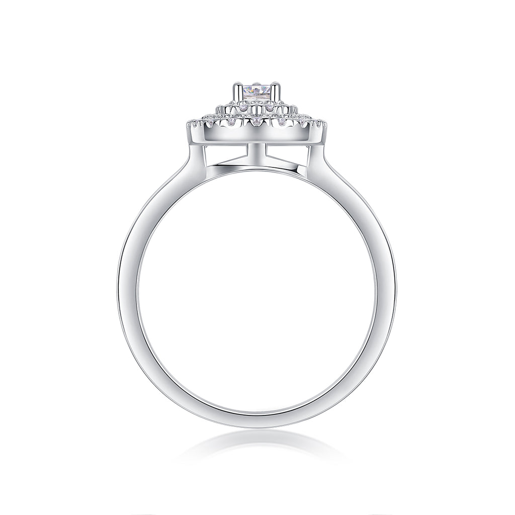 Round cut Moissanite stone