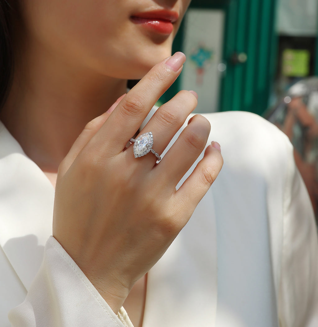 Marquise cut | Moissanite