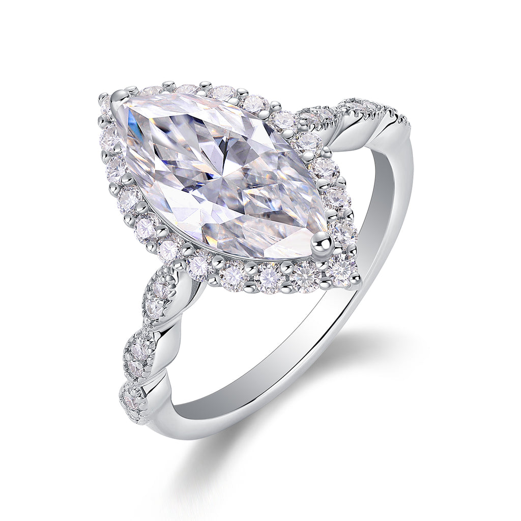 Marquise cut | Moissanite