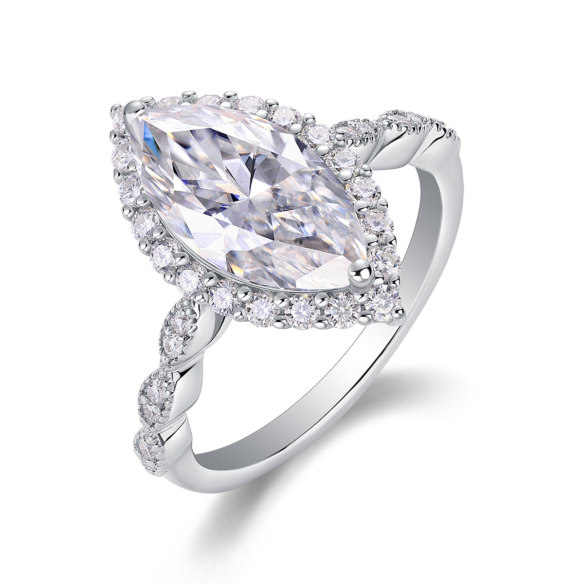 Marquise cut | Moissanite