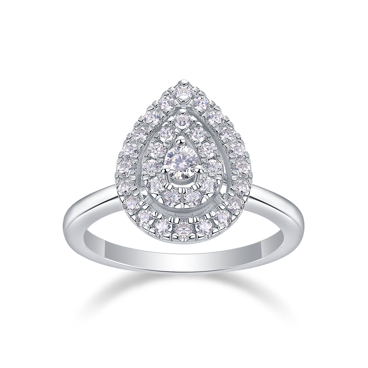 Round cut Moissanite stone