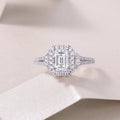 Emerald Cut | Moissanite Ring