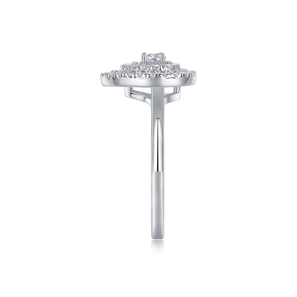Round cut Moissanite stone