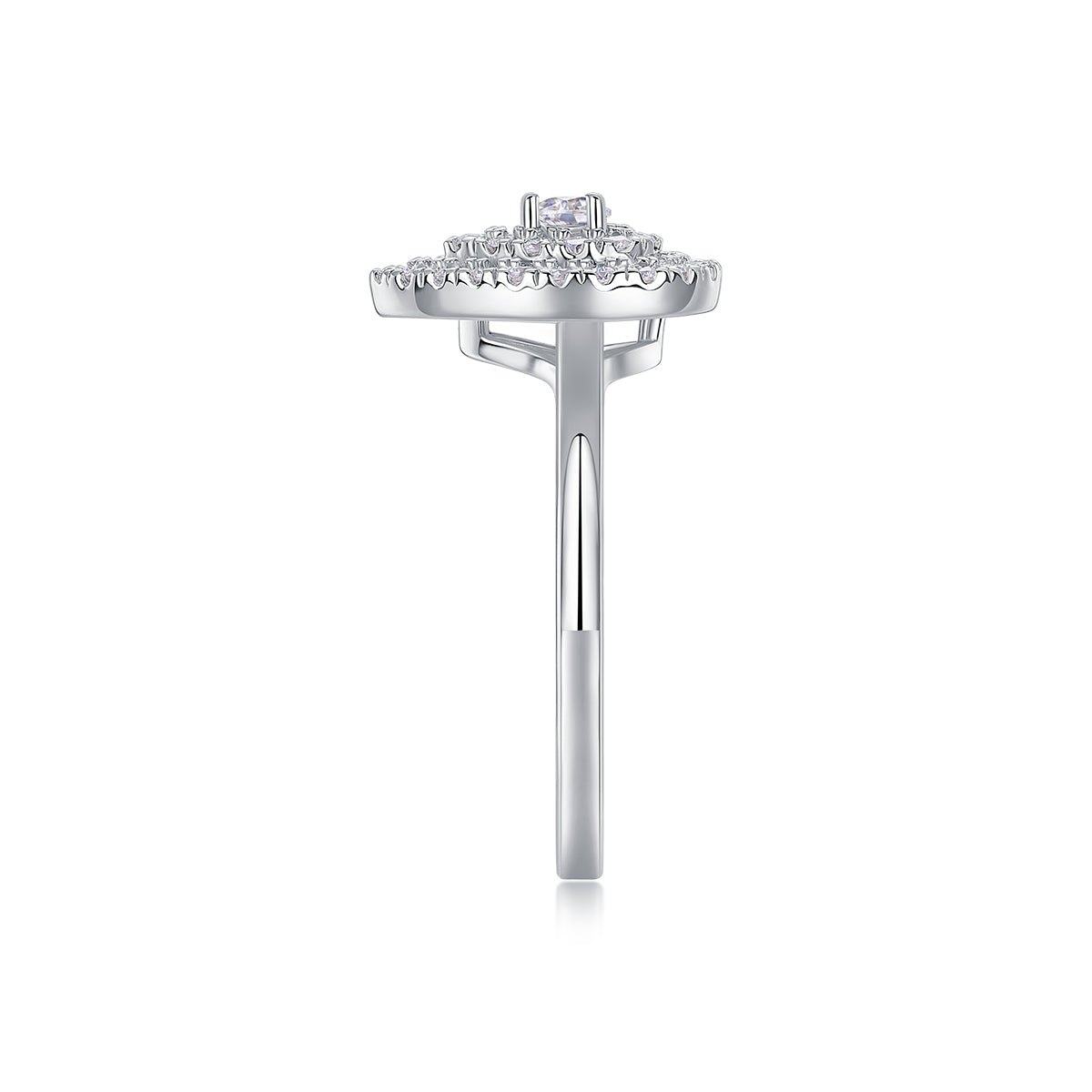 Round cut Moissanite stone