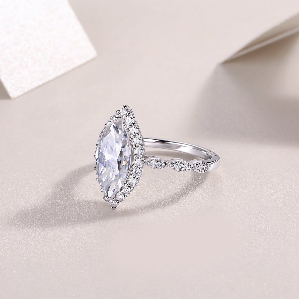 Marquise cut | Moissanite