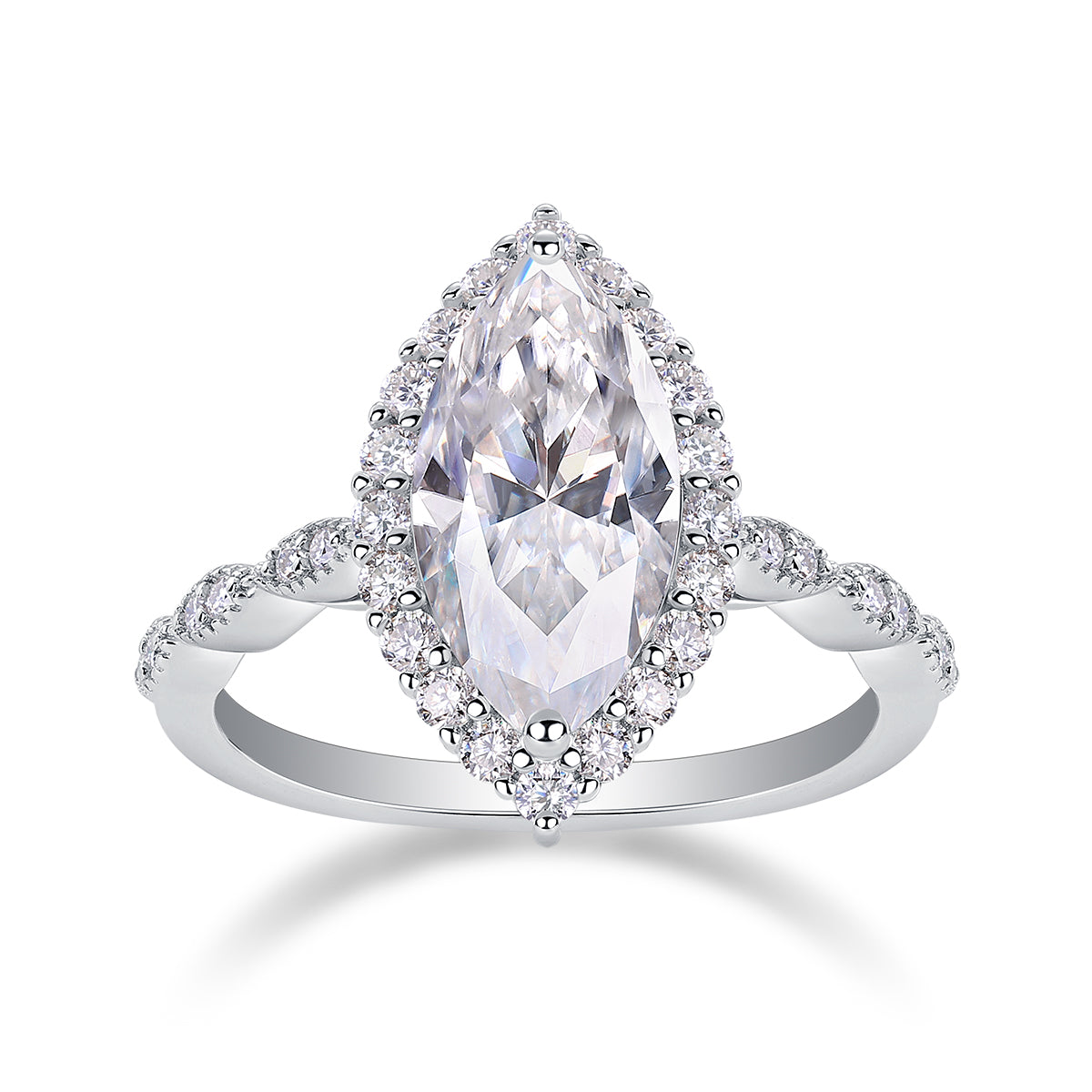 Marquise cut | Moissanite